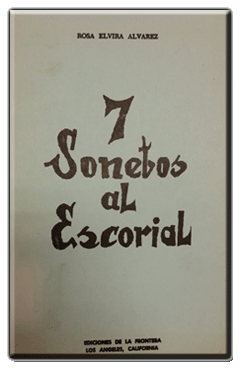 Portada de 7 Sonetos al Escorial Portada de 7 Sonetos al Escorial