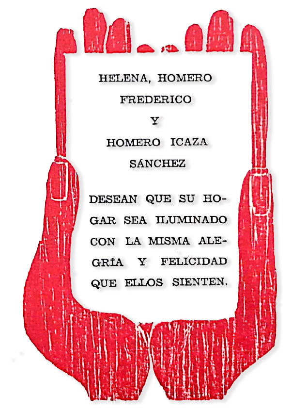 Xilografía de Manuel Segalá | en Envío de Navidad