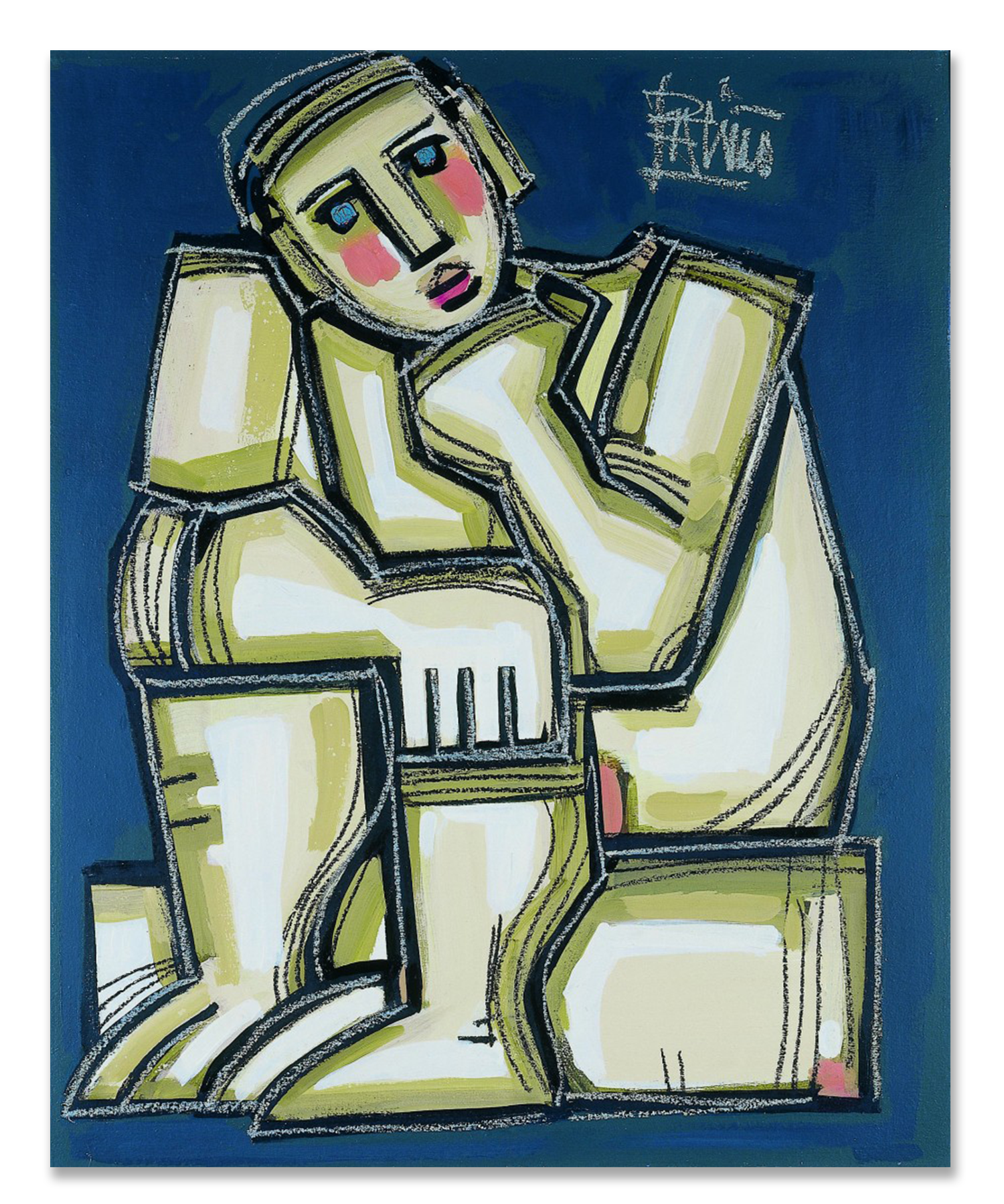 Foto: Hombre pensando, de ANTONIO GARCÍA PATIÑO | https://www.afundacion.org/es/coleccion/autor/garcia_patino_antonio