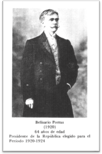 Belisario Porras. (1920), 64 a&ntilde;os de edad.